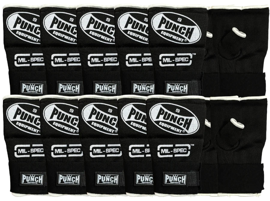 Punch Quick Wraps - Mil Spec® - Bulk Pack 10 Pairs - Small - Black