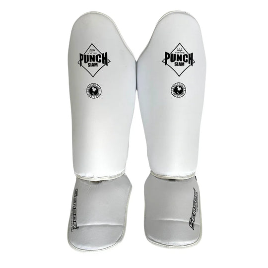 Punch Shin Pad - Siam™ Sensor - White