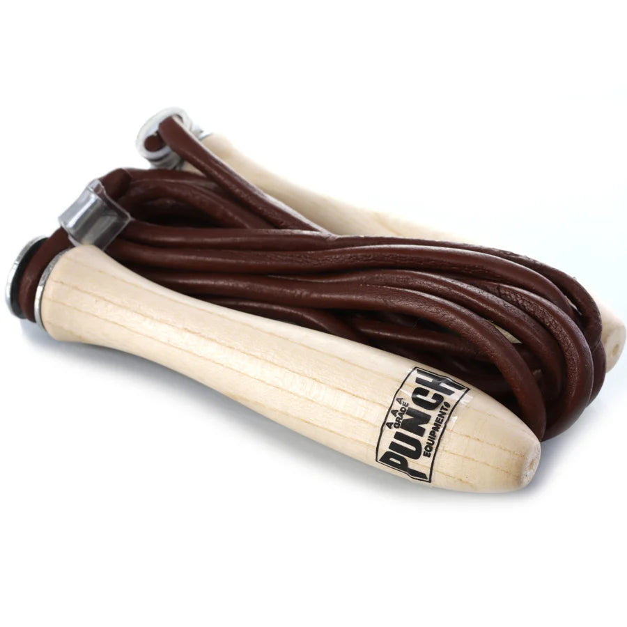 Punch Skipping Rope - Leather - Professional - 9ft