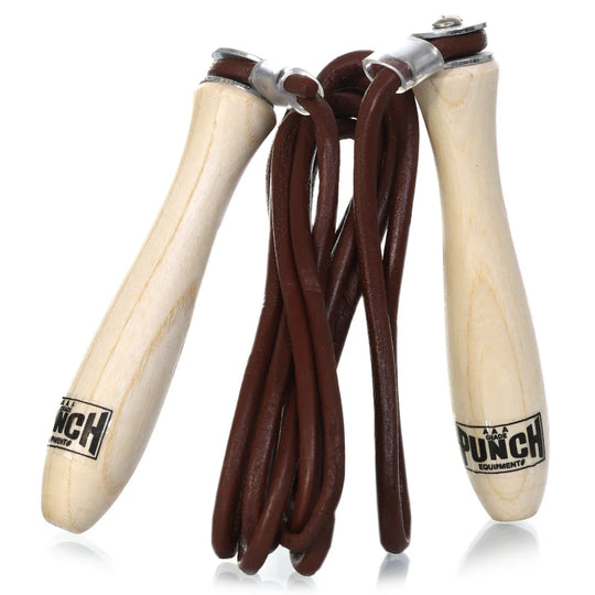 Punch Skipping Rope - Leather - Professional - 9ft