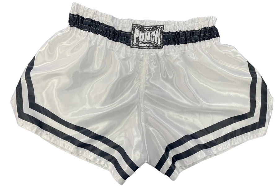 Punch Thai Shorts - Siam™ - White/Black