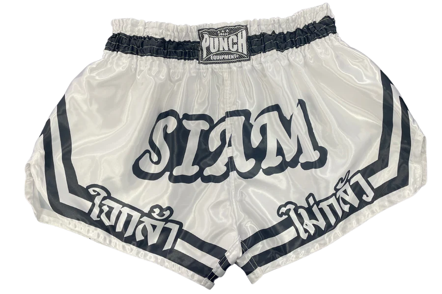 Punch Thai Shorts - Siam™ - White/Black