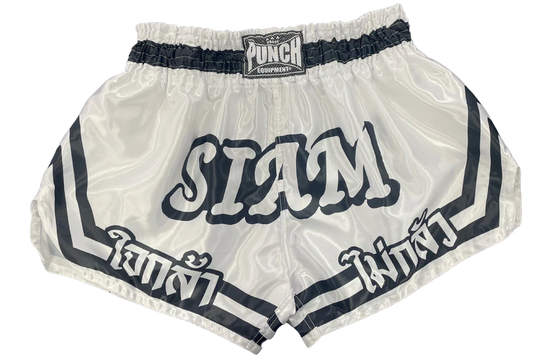 Punch Thai Shorts - Siam™ - White/Black