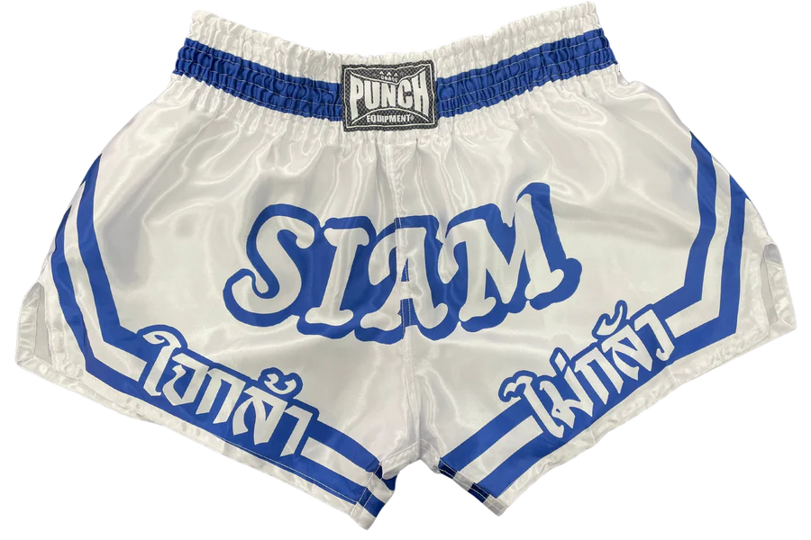 Punch Thai Shorts - Siam™ - White/Blue