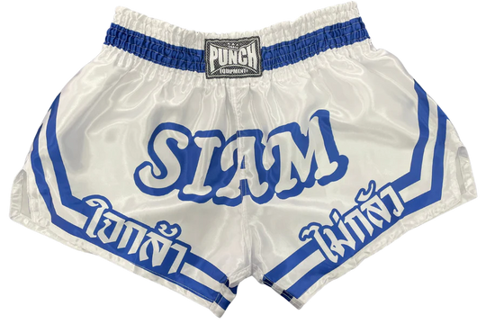 Punch Thai Shorts - Siam™ - White/Blue