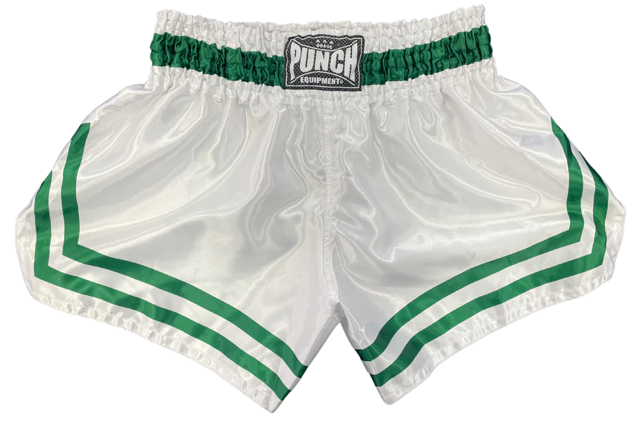 Punch Thai Shorts - Siam™ - White/Green