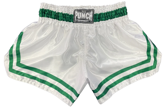 Punch Thai Shorts - Siam™ - White/Green