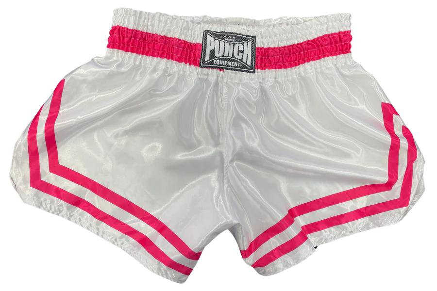 Punch Thai Shorts - Siam™ - White/Pink