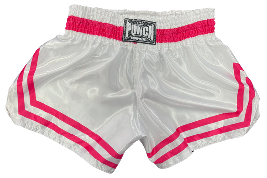 Punch Thai Shorts - Siam™ - White/Pink