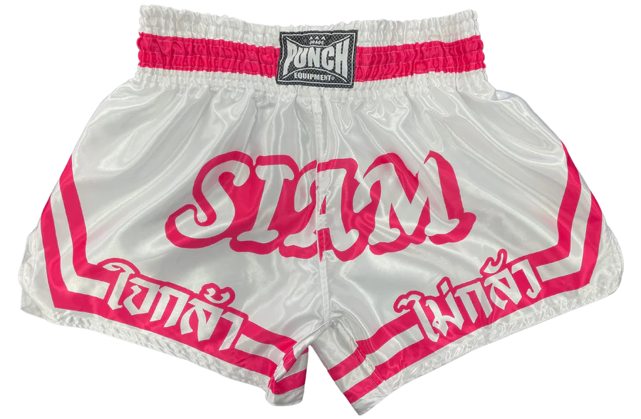 Punch Thai Shorts - Siam™ - White/Pink