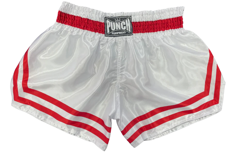 Punch Thai Shorts - Siam™ - White/Red