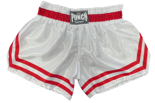 Punch Thai Shorts - Siam™ - White/Red