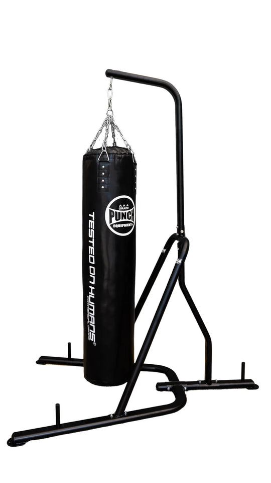 Punch Boxing Bag Stand - Up To 5ft Bag - Tube