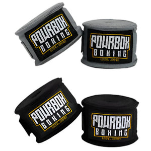 Powrbox Elastic Cloth Hand Wraps - 4.5 Metres