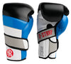 Powrbox D-Strap Double Velcro Gloves - Allstar - Black/Blue/White