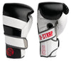Powrbox D-Strap Double Velcro Gloves - Mamba - Black/White