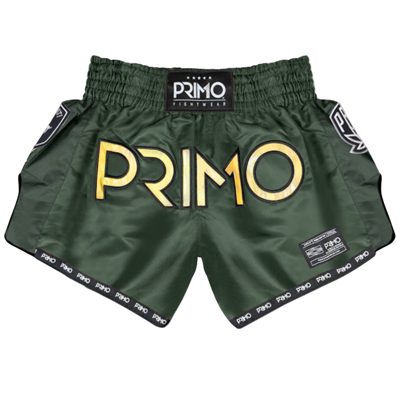 Primo Hologram Muay Thai Shorts - Valor/Green
