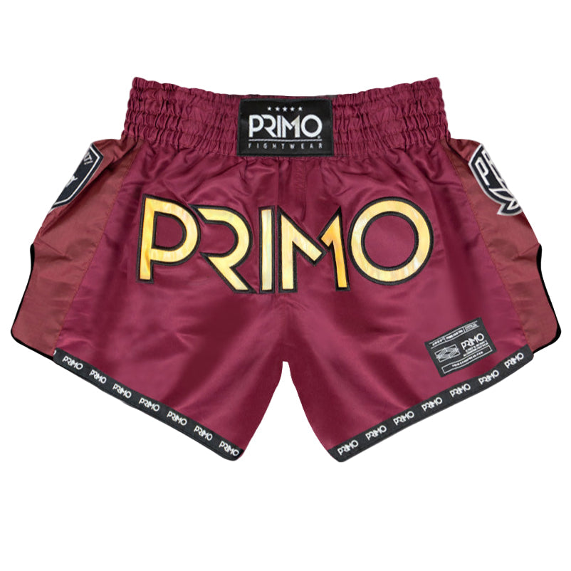 Primo Hologram Muay Thai Shorts - Valor/Red