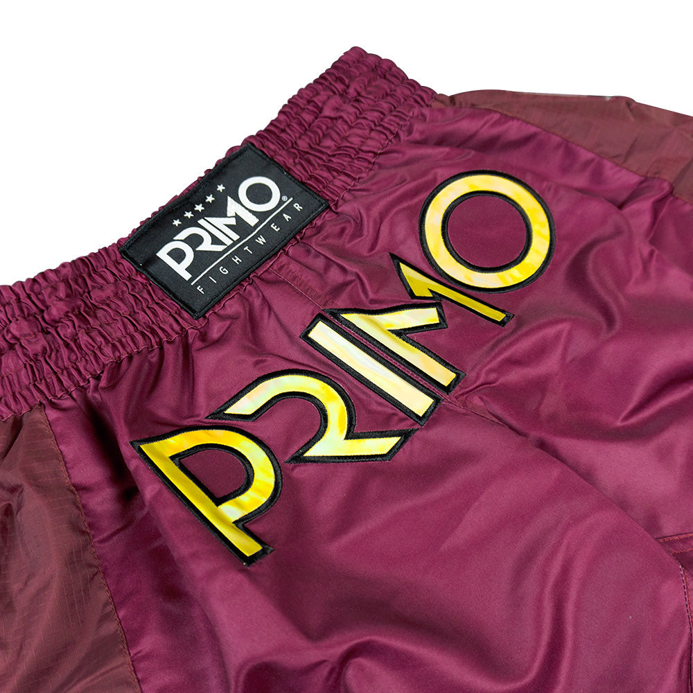 Primo Hologram Muay Thai Shorts - Valor/Red