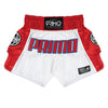 Primo Trinity Muay Thai Shorts - White/Red
