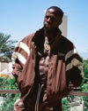 Engage Champion Mentality Track Jacket - Brown/White