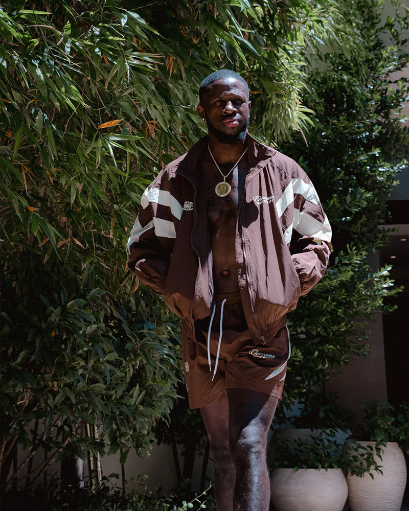 Engage Champion Mentality Track Jacket - Brown/White