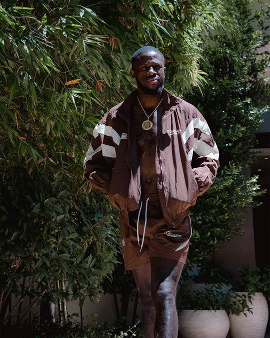 Engage Champion Mentality Track Jacket - Brown/White