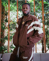 Engage Champion Mentality Track Jacket - Brown/White