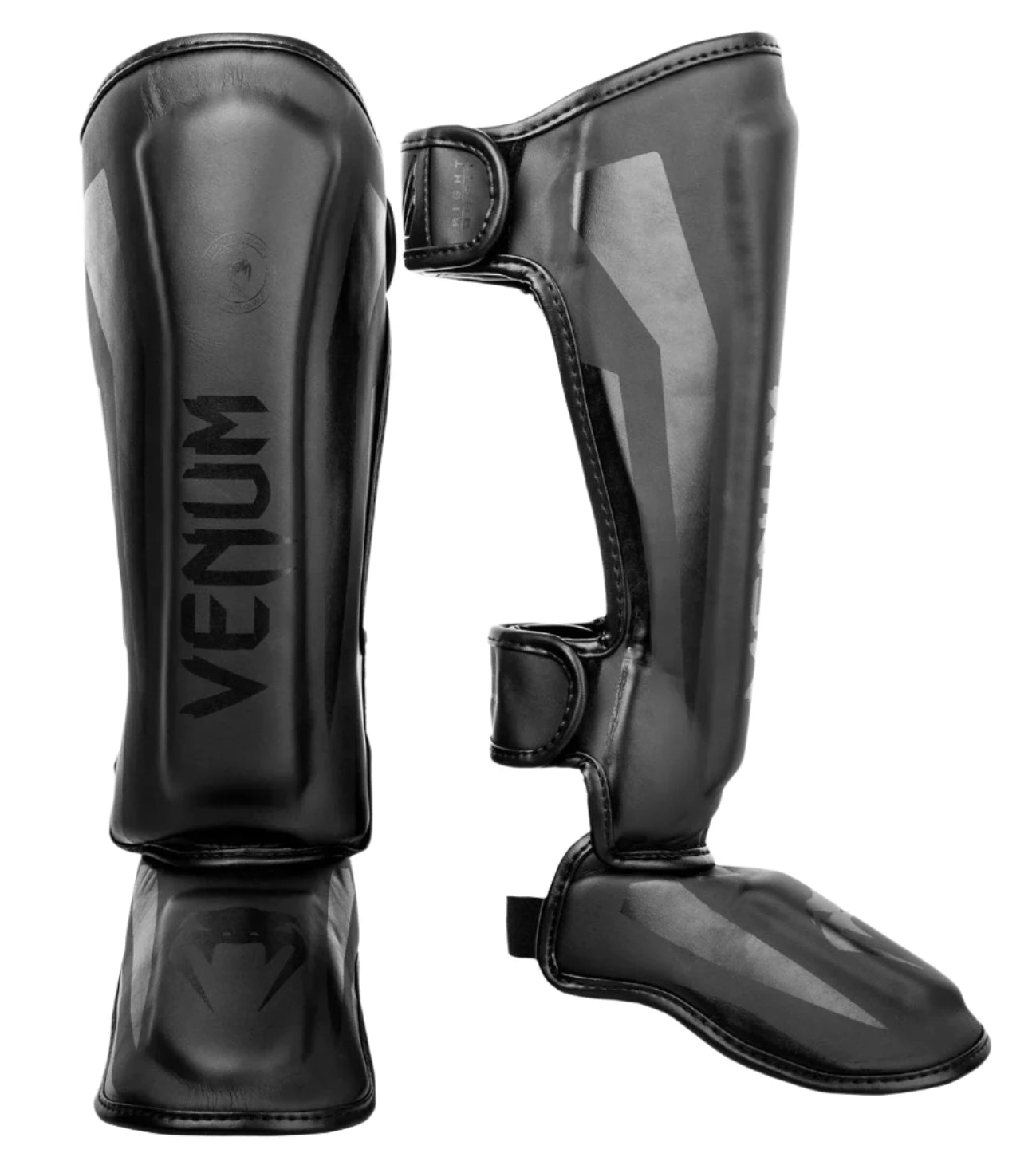 Venum Elite Shin Guards Kids - Exclusive - Black