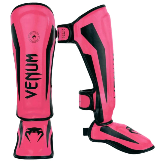 Venum Elite Shin Guards Kids - Exclusive - Neo Pink