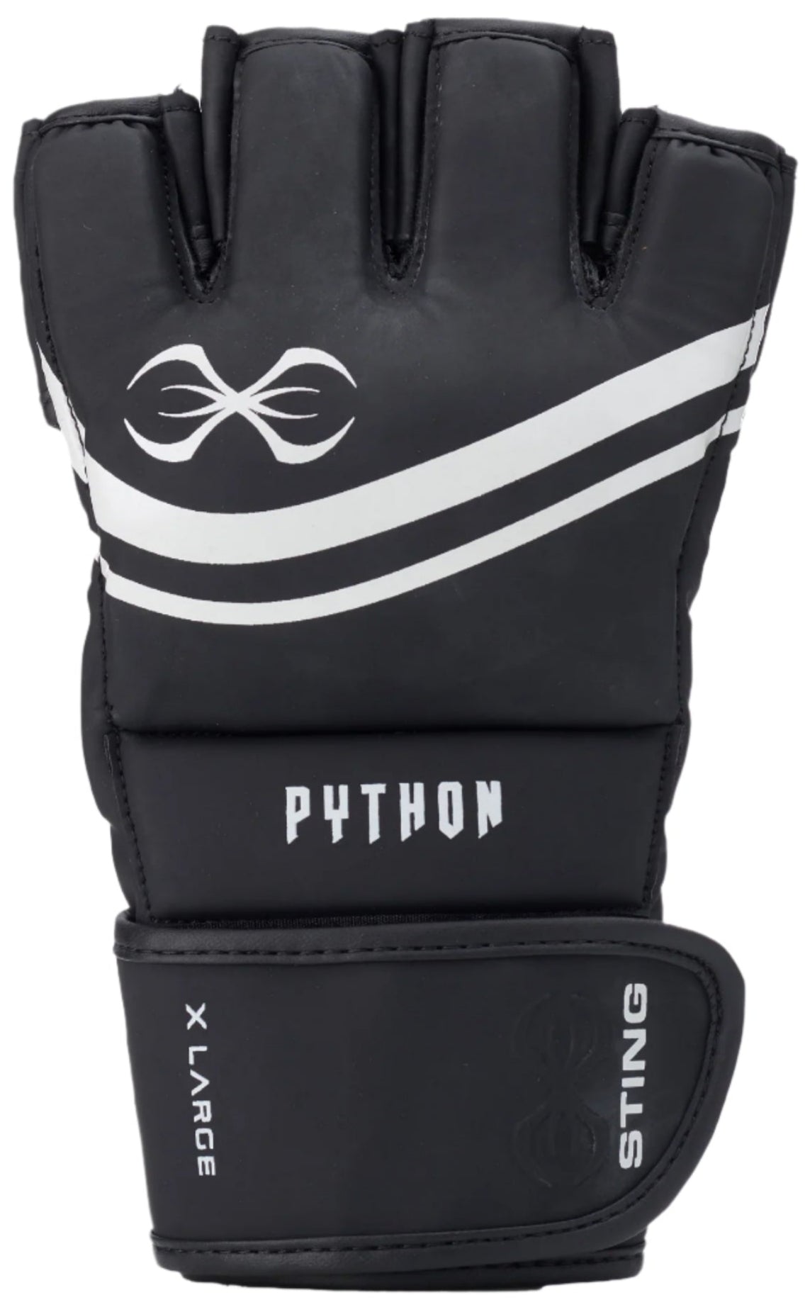 Python Mma Sting Python MMA Fight Gloves - Black/White