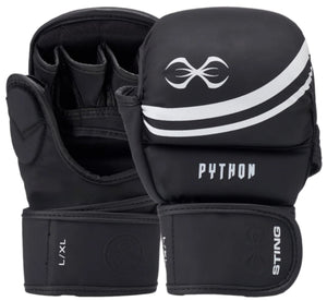 Sting Python MMA Sparring Gloves - Black/White