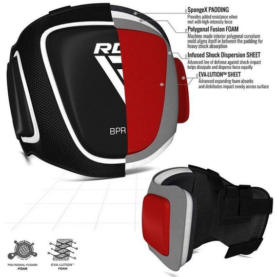 RDX T2 Belly Pad - Black