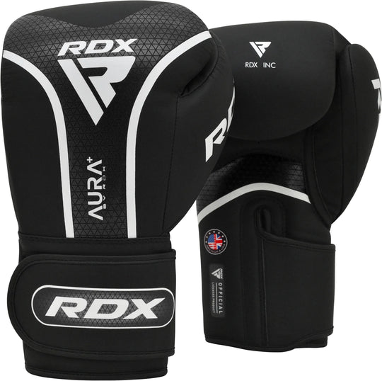 RDX T17 Aura Plus Boxing Gloves - Black