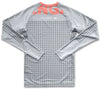 Engage Grid Tech Long Sleeve Rash Guard - Grey