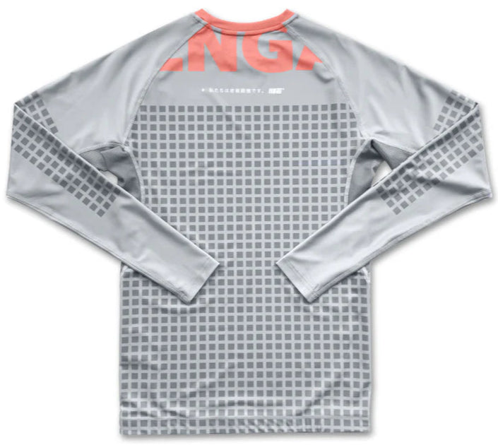 Engage Grid Tech Long Sleeve Rash Guard - Grey