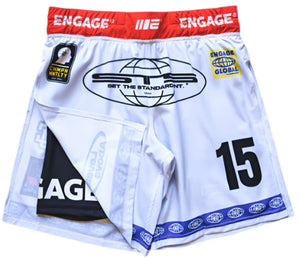 Engage Racer 2-in-1 Gladiator Shorts - White