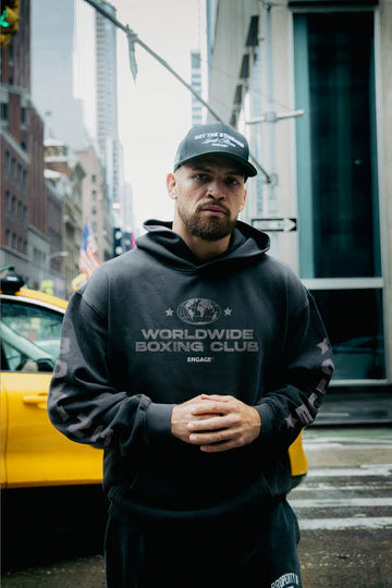 Engage Boxing Club Hoodie - Faded Black