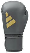 Adidas Speed 50 Gel Gloves - Ash Grey/Gold