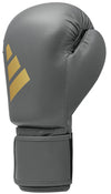 Adidas Speed 50 Gel Gloves - Ash Grey/Gold
