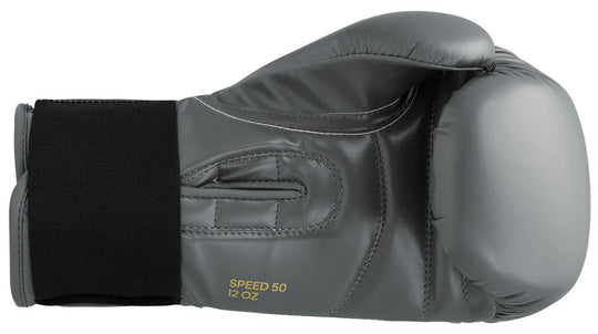 Adidas Speed 50 Gel Gloves - Ash Grey/Gold