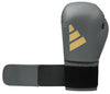 Adidas Speed 50 Gel Gloves - Ash Grey/Gold