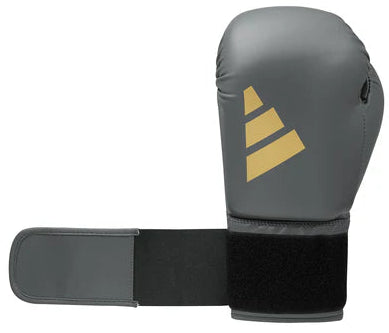 Adidas Speed 50 Gel Gloves - Ash Grey/Gold
