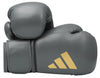 Adidas Speed 50 Gel Gloves - Ash Grey/Gold