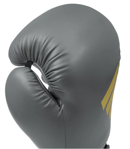 Adidas Speed 50 Gel Gloves - Ash Grey/Gold
