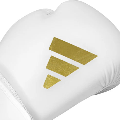 Adidas Speed 50 Gel Gloves - White/Gold