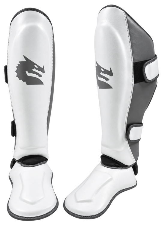 Morgan White Knight Shin & Instep Protectors