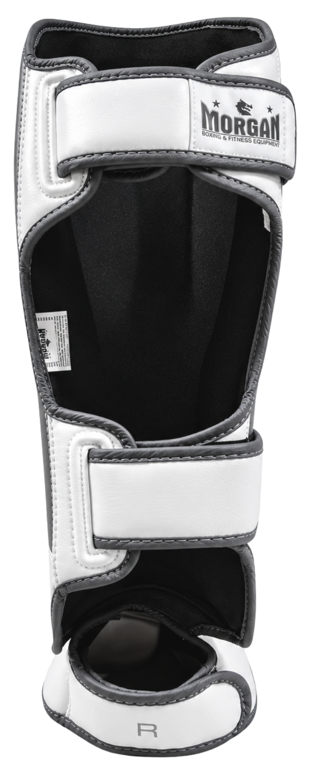 Morgan White Knight Shin & Instep Protectors