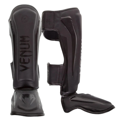 Venum Elite Standup Shin Guards - Matte/Black