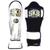 SKS Claw Muay Thai Shin Guards - White